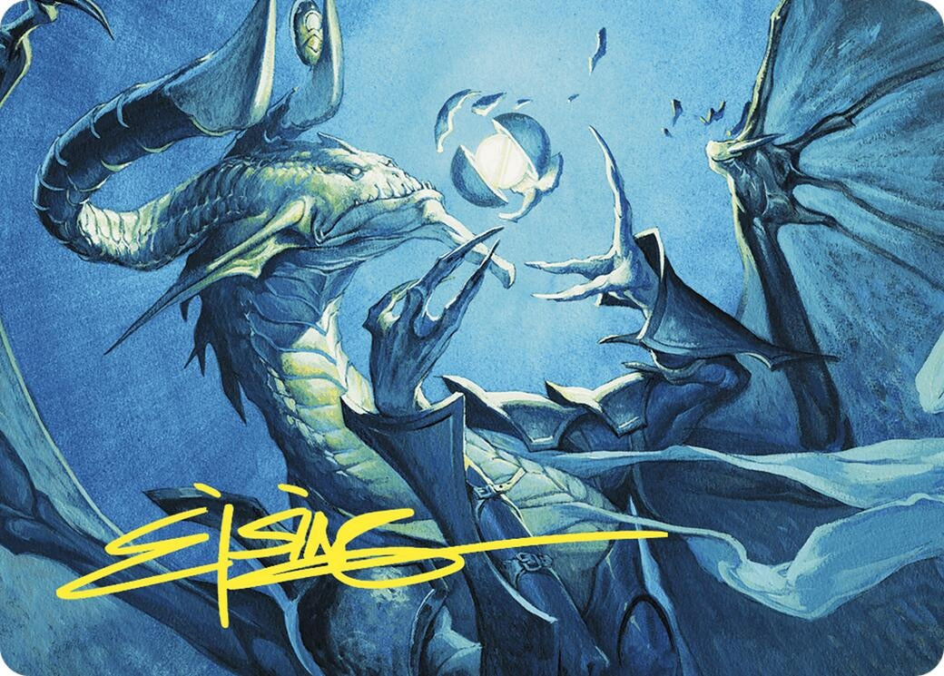 Image for Deep Analysis Art Card (Gold-Stamped Signature) (7) - Magic: The Gathering