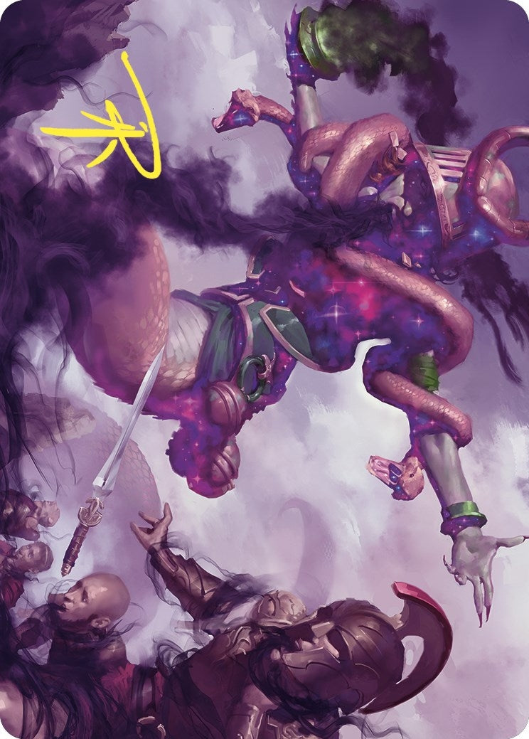 Image for Extinguish All Hope Art Card (Gold-Stamped Signature) (18) - Magic: The Gathering