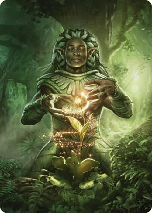 Image for Elvish Mystic Art Card (41) - Magic: The Gathering