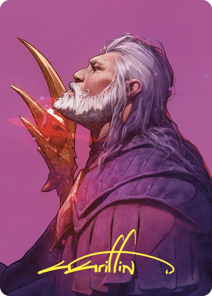 Image for Urza, Lord High Artificer Art Card (Gold-Stamped Signature) (53) - Magic: The Gathering