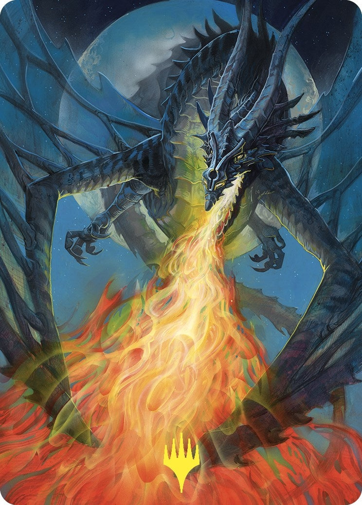 Image for Balefire Dragon Art Card (Gold-Stamped) (65) - Magic: The Gathering