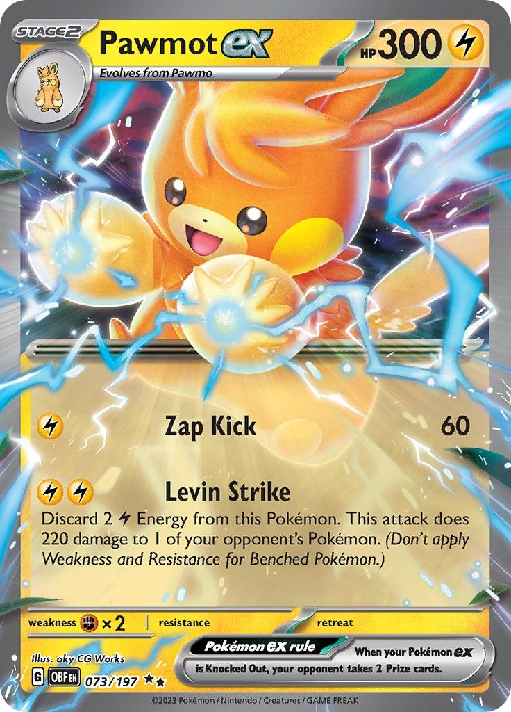 Image for Pawmot ex (073/197) (OBF) - Pokemon
