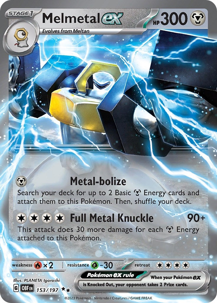 Image for Melmetal ex (153/197) (OBF) - Pokemon