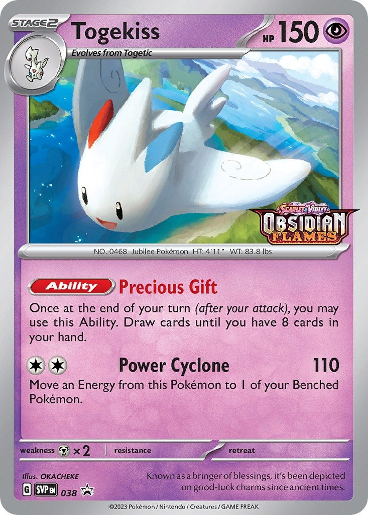 Image for Togekiss - 038 (Prerelease) (038) (SVP) - Pokemon