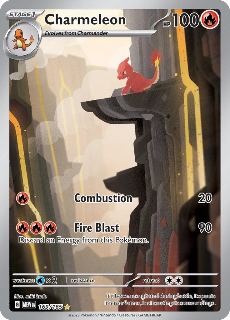 Image for Charmeleon (169/165) (MEW) - Pokemon