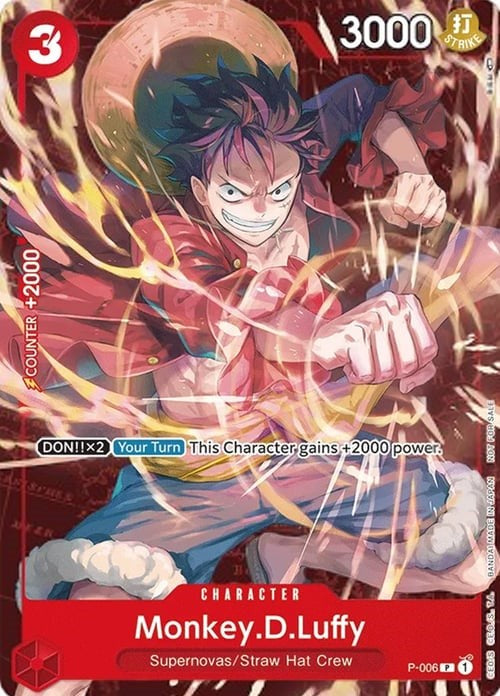 Monkey.D.Luffy - P-006 (Retail Promo)