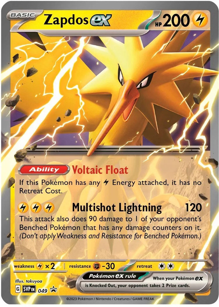 Image for Zapdos ex - 049 (049) (SVP) - Pokemon