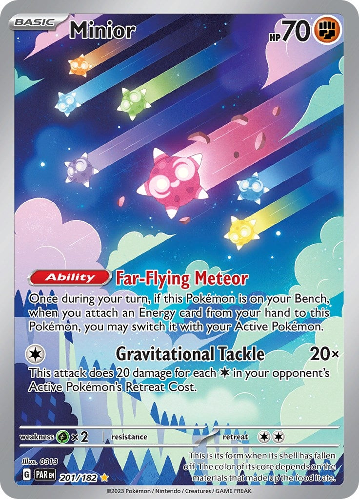 Image for Minior (201/182) (PAR) - Pokemon