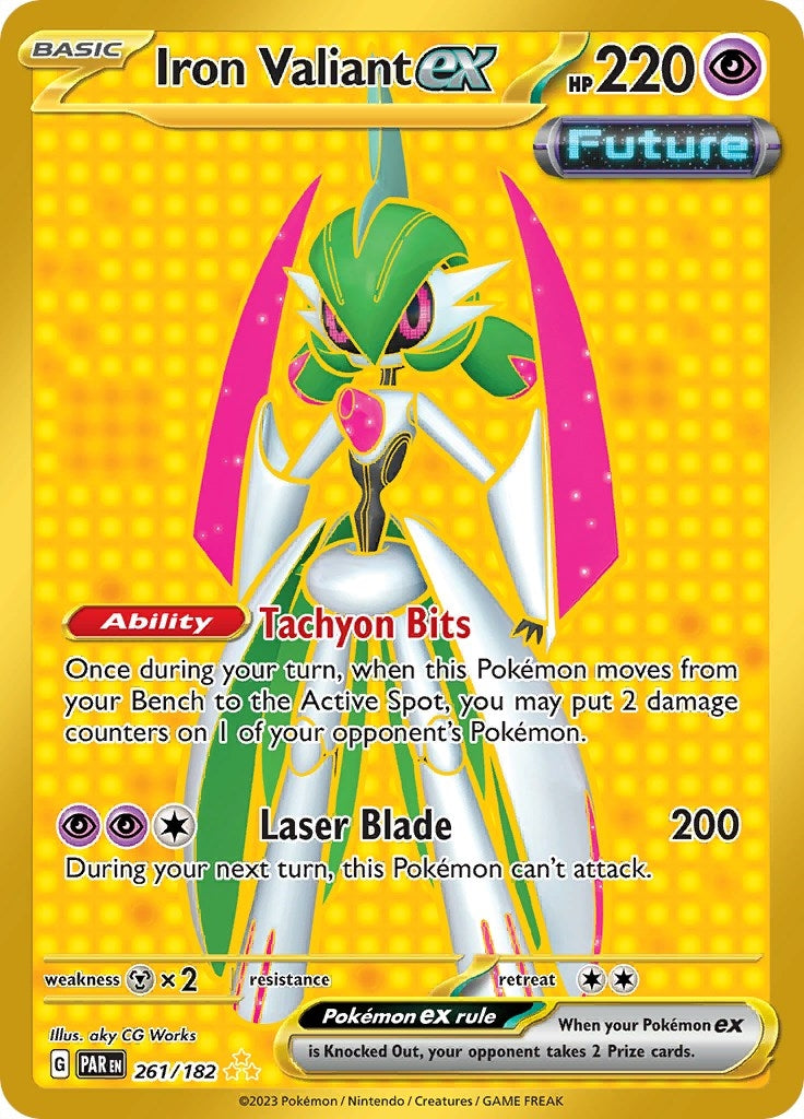 Image for Iron Valiant ex (261/182) (PAR) - Pokemon