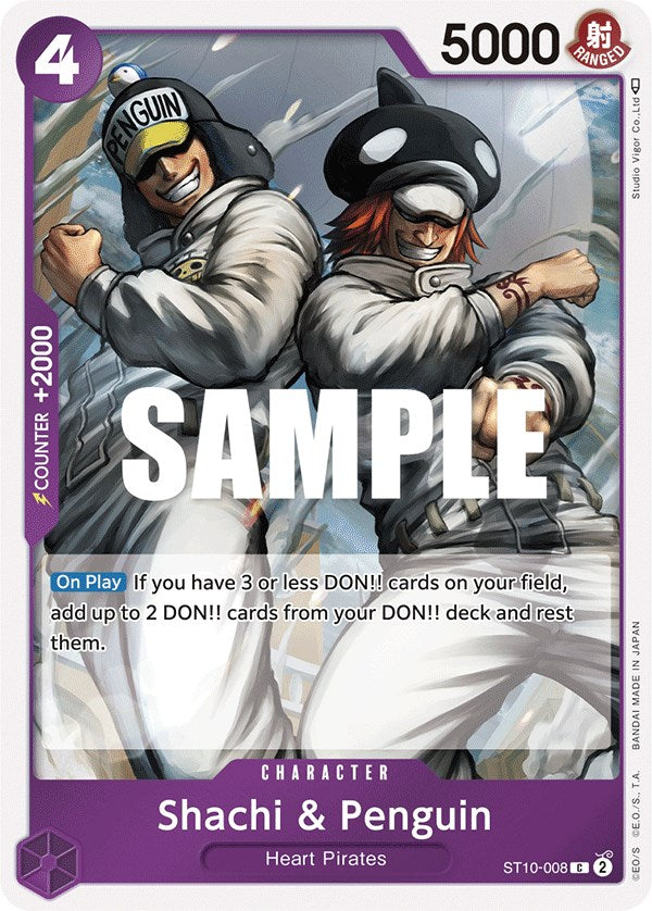 Shachi & Penguin (ST10-008) [Ultra Deck: The Three Captains]