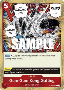 Gum-Gum Kong Gatling (ST10-016) [Ultra Deck: The Three Captains]