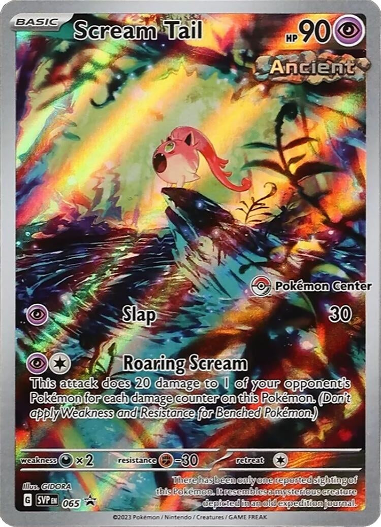 Image for Scream Tail - 065 (Pokemon Center Exclusive) (065) (SVP) - Pokemon