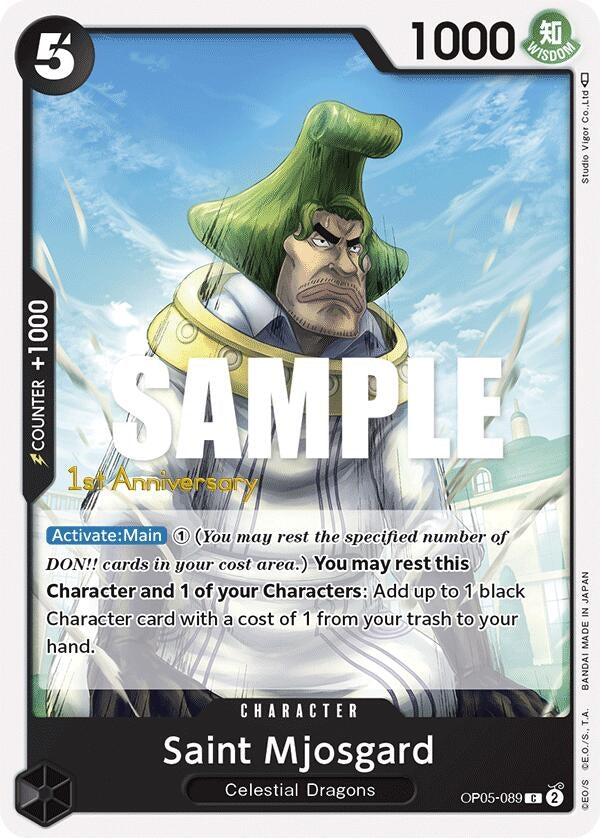 Image for Saint Mjosgard (OP05-089) - One Piece Card Game