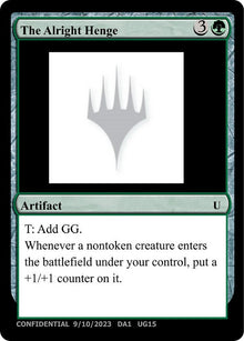 The Alright Henge [Un-Known Event Playtest Cards]