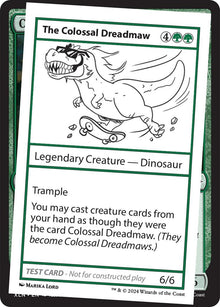 The Colossal Dreadmaw [Un-Known Event Playtest Cards]