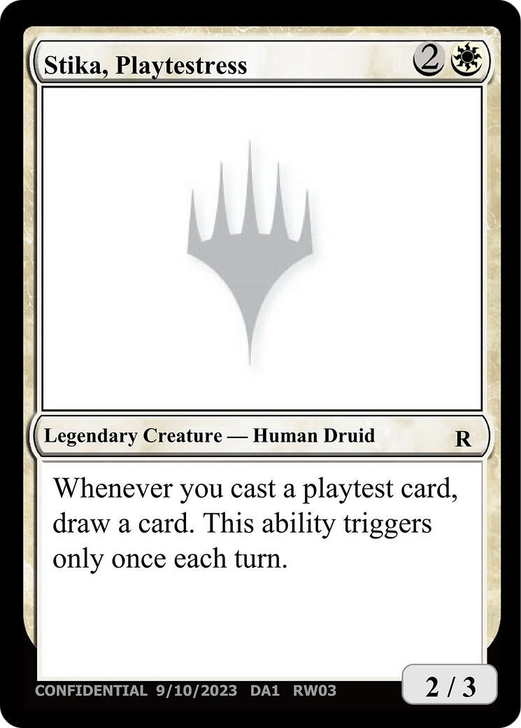 Stika, Playtestress [Un-Known Event Playtest Cards]