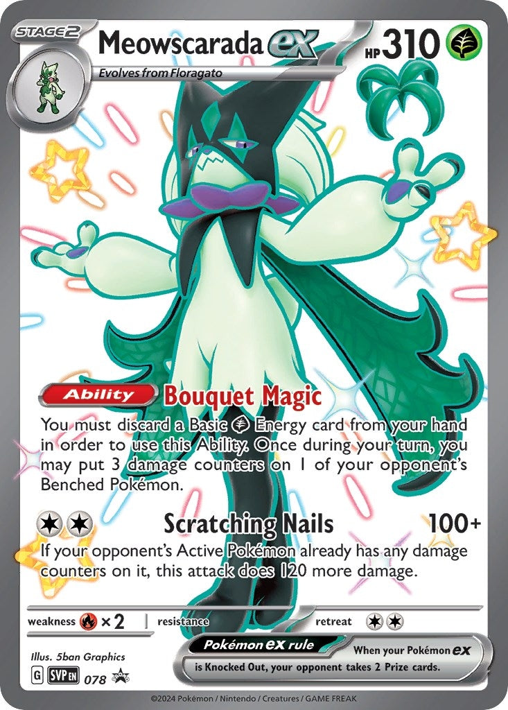 Image for Meowscarada ex - 078 (078) (SVP) - Pokemon