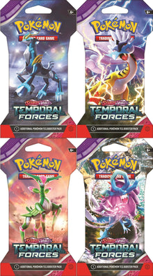 Image for Temporal Forces Sleeved Booster Pack Art Bundle [Set of 4] - Pokemon