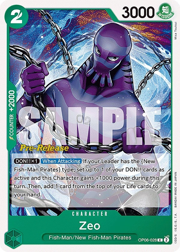 Image for Zeo (OP06-028) (OP06 PRE) - One Piece Card Game