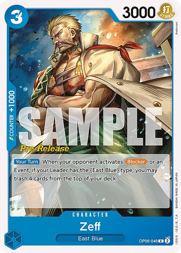 Image for Zeff (OP06-048) (OP06 PRE) - One Piece Card Game