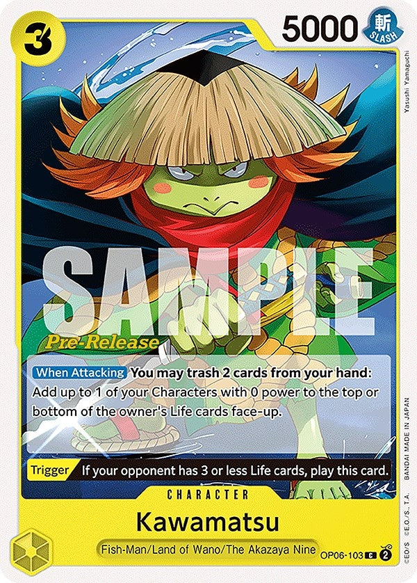 Image for Kawamatsu (OP06-103) (OP06 PRE) - One Piece Card Game