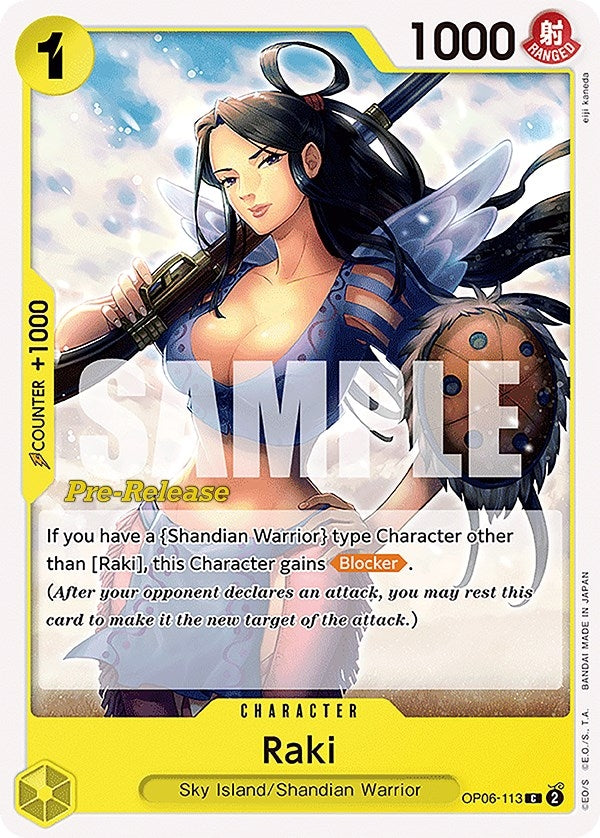 Image for Raki (OP06-113) (OP06 PRE) - One Piece Card Game