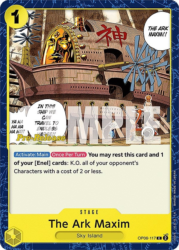 Image for The Ark Maxim (OP06-117) (OP06 PRE) - One Piece Card Game