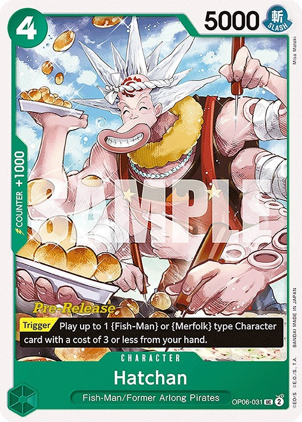 Image for Hatchan (OP06-031) (OP06 PRE) - One Piece Card Game