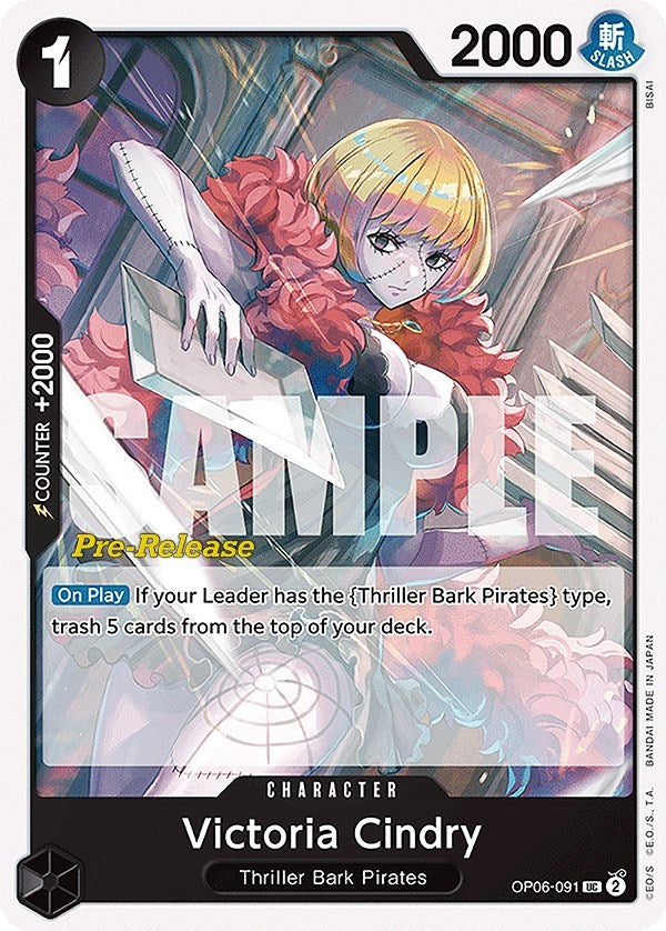 Image for Victoria Cindry (OP06-091) (OP06 PRE) - One Piece Card Game
