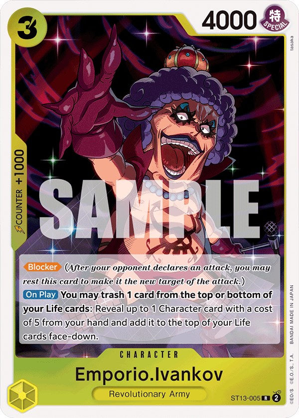 Emporio.Ivankov (ST13-005) [Ultra Deck: The Three Brothers]
