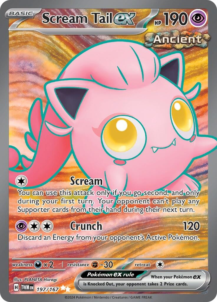 Image for Scream Tail ex (197/167) (TWM) - Pokemon
