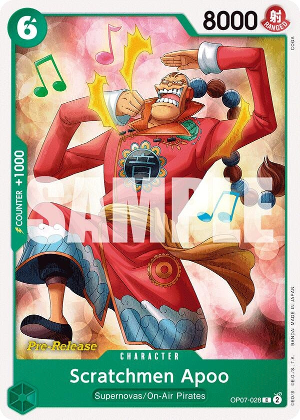 Image for Scratchmen Apoo (OP07-028) - One Piece Card Game