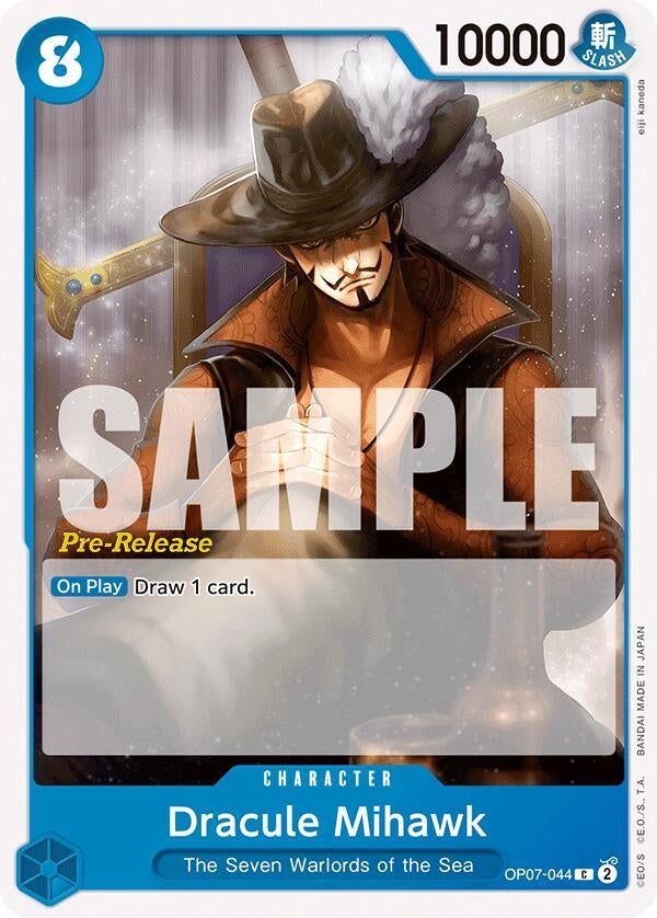 Image for Dracule Mihawk (OP07-044) - One Piece Card Game