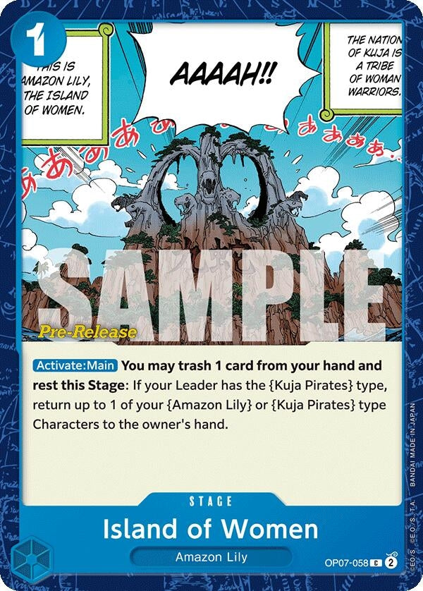Image for Island of Women (OP07-058) - One Piece Card Game