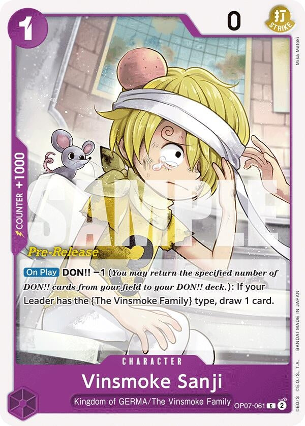Image for Vinsmoke Sanji (OP07-061) - One Piece Card Game