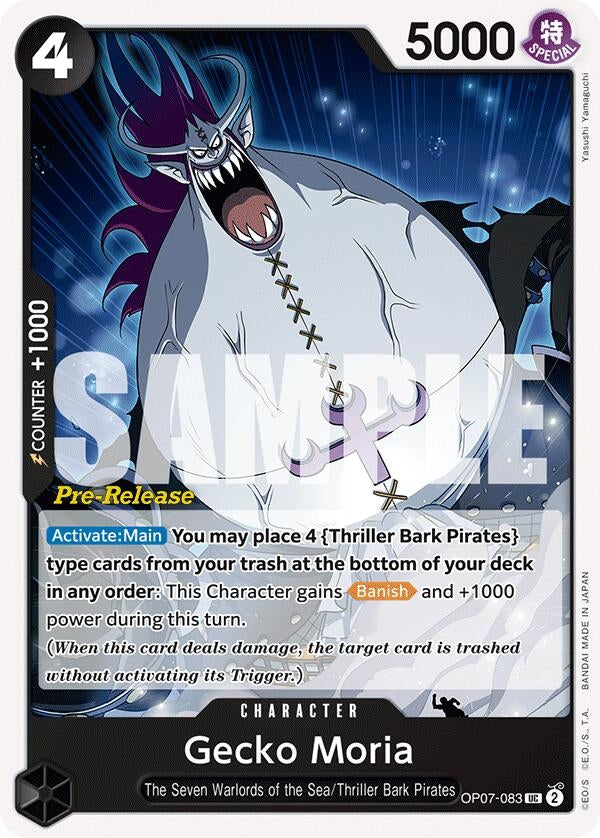 Image for Gecko Moria (083) (OP07-083) - One Piece Card Game