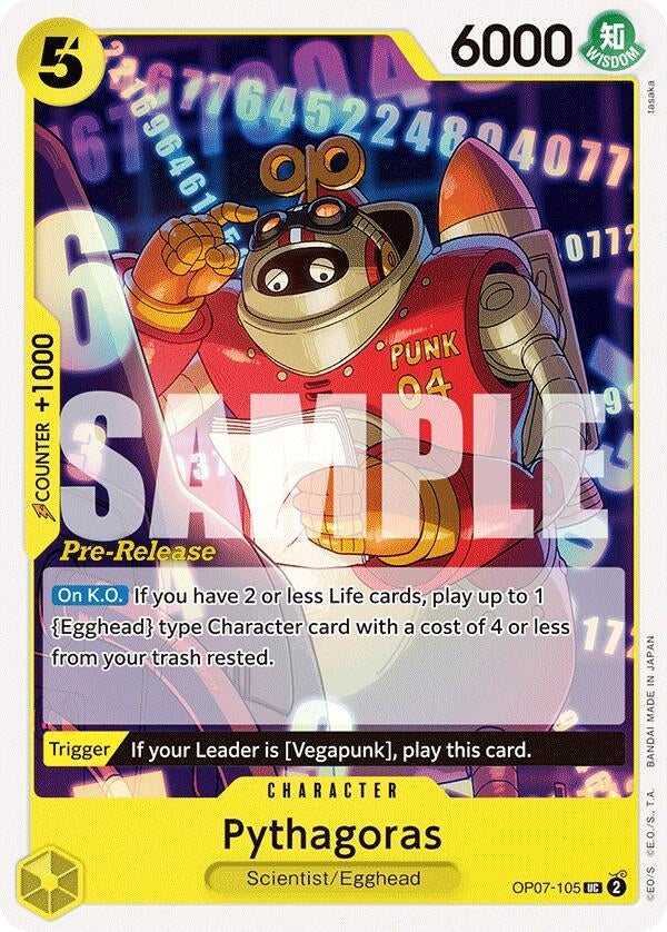 Image for Pythagoras (OP07-105) - One Piece Card Game