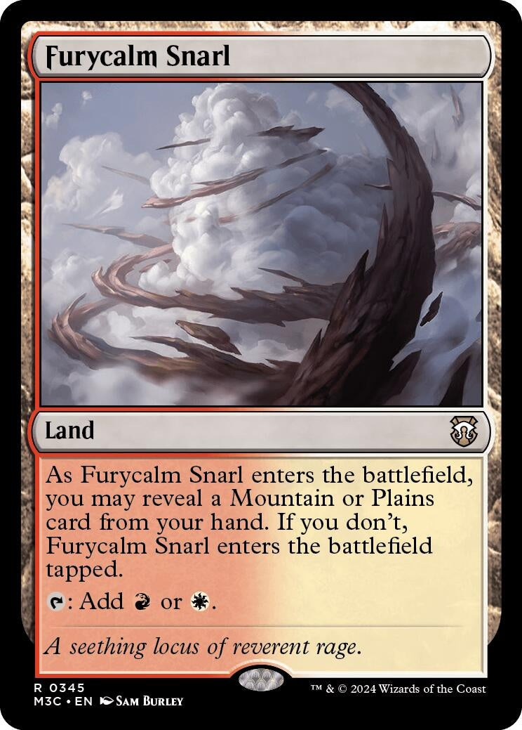 Furycalm Snarl (Ripple Foil) [Modern Horizons 3 Commander]