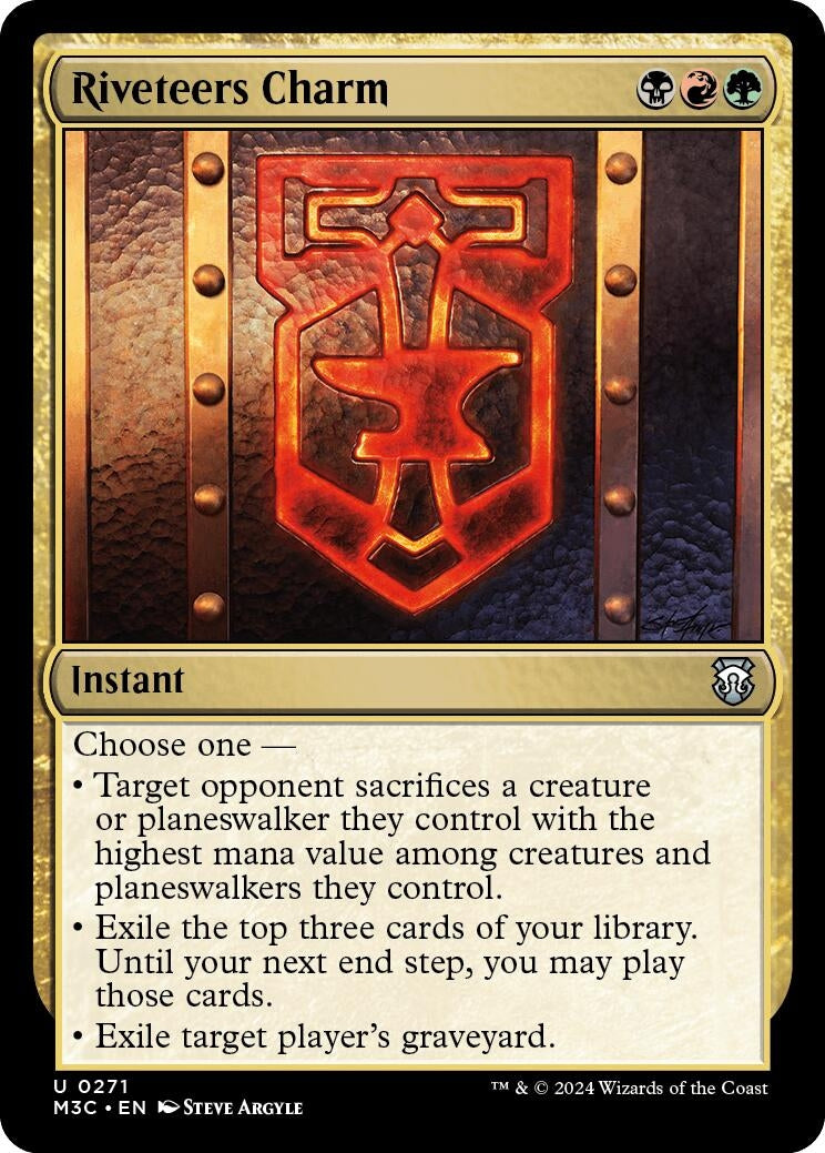 Riveteers Charm (Ripple Foil) [Modern Horizons 3 Commander]