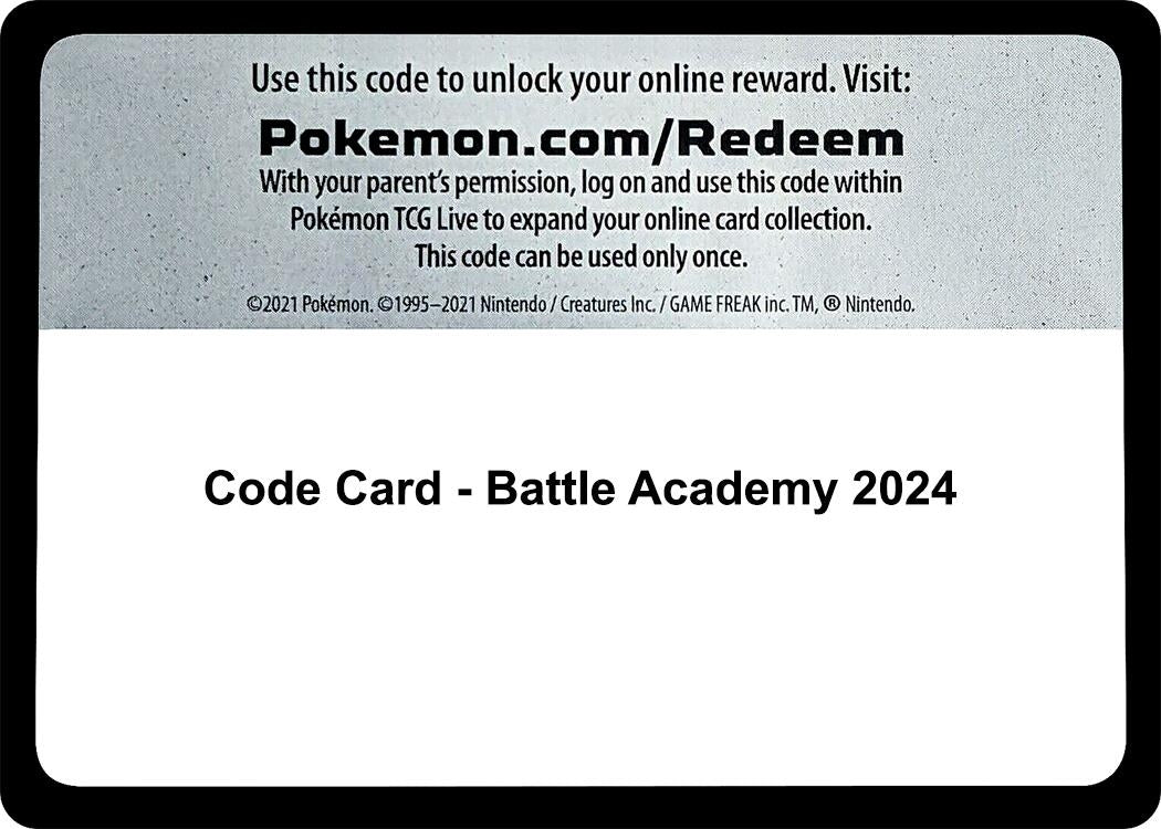 Image for Code Card - Battle Academy 2024 (BA24) - Pokemon