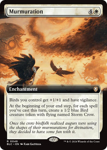 Image for Murmuration (Extended Art) (46) (BLC) - Magic: The Gathering