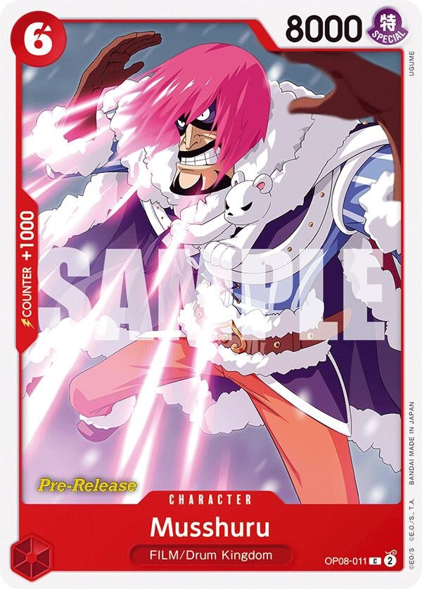 Image for Musshuru (OP08-011) (OP08 PRE) - One Piece Card Game