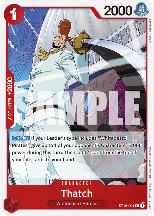 Thatch (ST15-004) [Starter Deck 15: RED Edward.Newgate]
