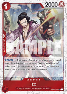 Izo (OP03-003) (Jolly Roger Foil)