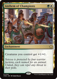 Anthem of Champions [Foundations Prerelease Promos]