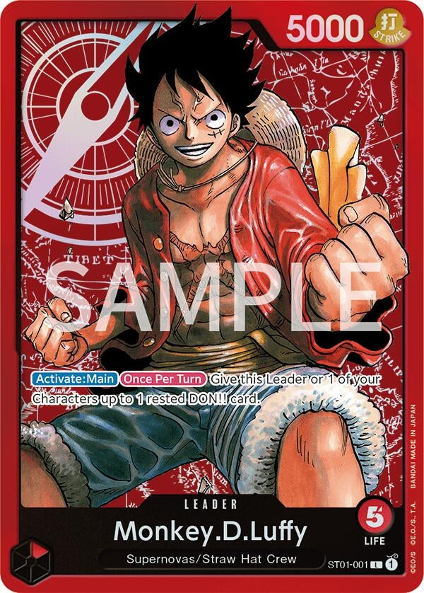 Monkey.D.Luffy (ST01-001) [Revision Pack Cards]