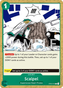 Scalpel (ST02-015) [Revision Pack Cards]