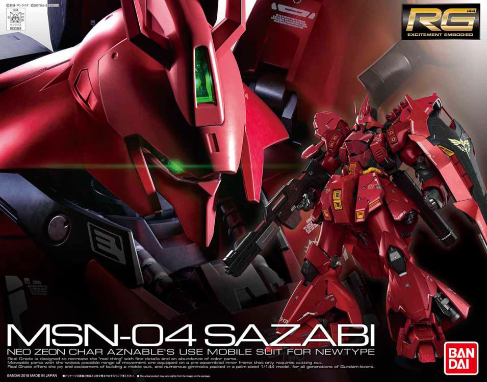 Gunpla - RG 1/144 SAZABI