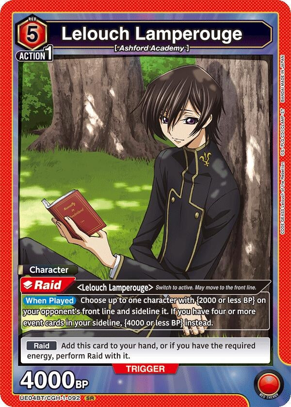 Lelouch Lamperouge (092) (UE04BT/CGH-1-092) (UE04BT)