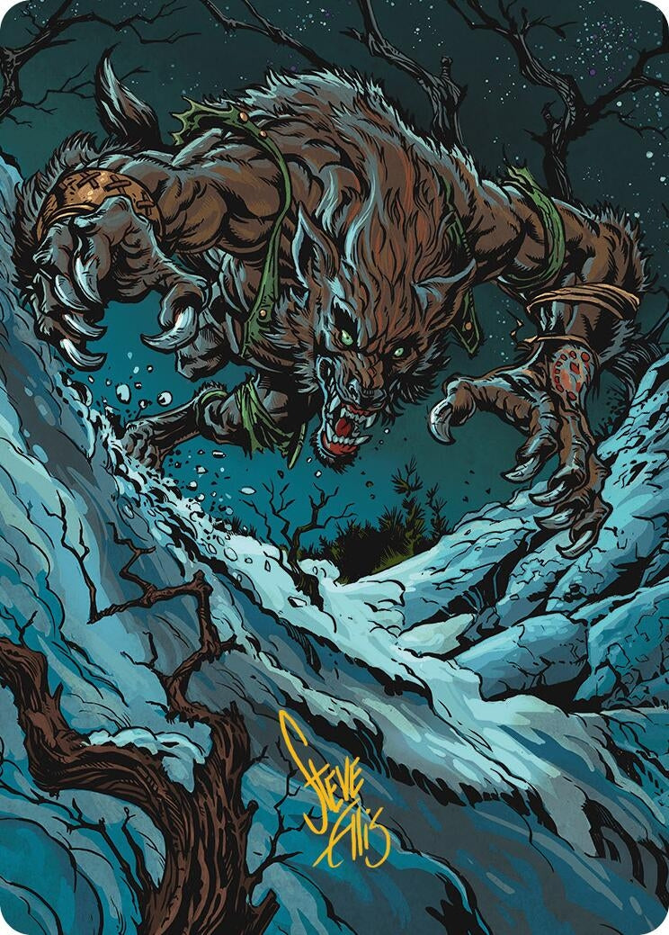 Image for Ravager of the Fells Art Card (Gold-Stamped Signature) (21) - Magic: The Gathering